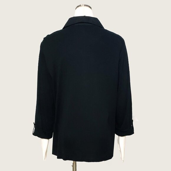 Karen Scott Four Button Top​ - Picture 5 of 8